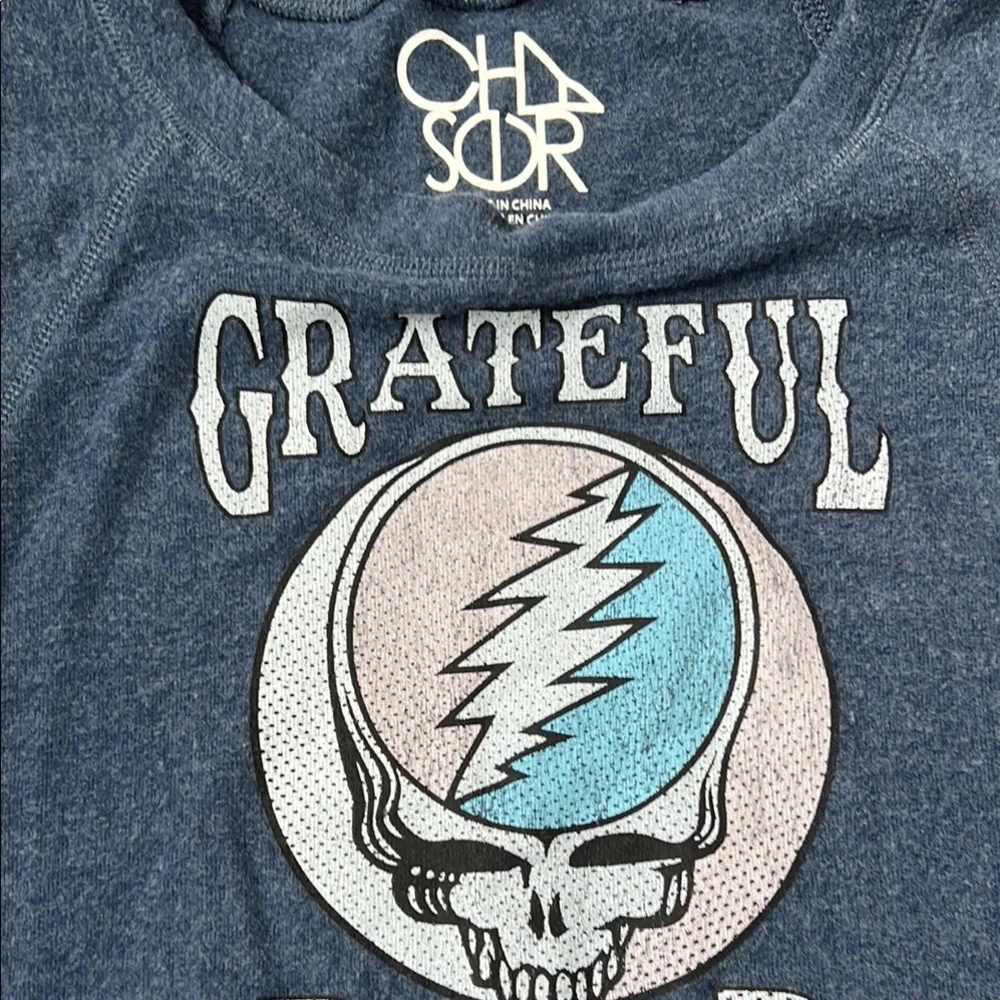 Chaser Blue Grateful Dead Sweatshirt - Picture 3 of 5
